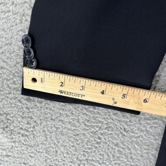 CANALI 1934 Traveler Water Resistant Blazer Jacket‎ Coat Wool Black ITALY 44 - Picture 11 of 14